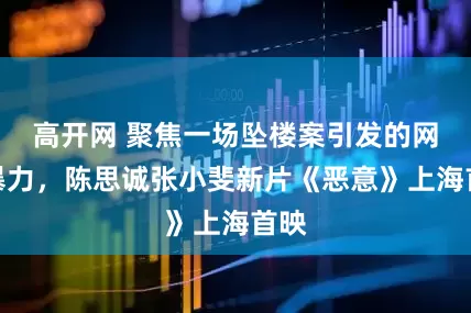 高开网 聚焦一场坠楼案引发的网络暴力，陈思诚张小斐新片《恶意》上海首映